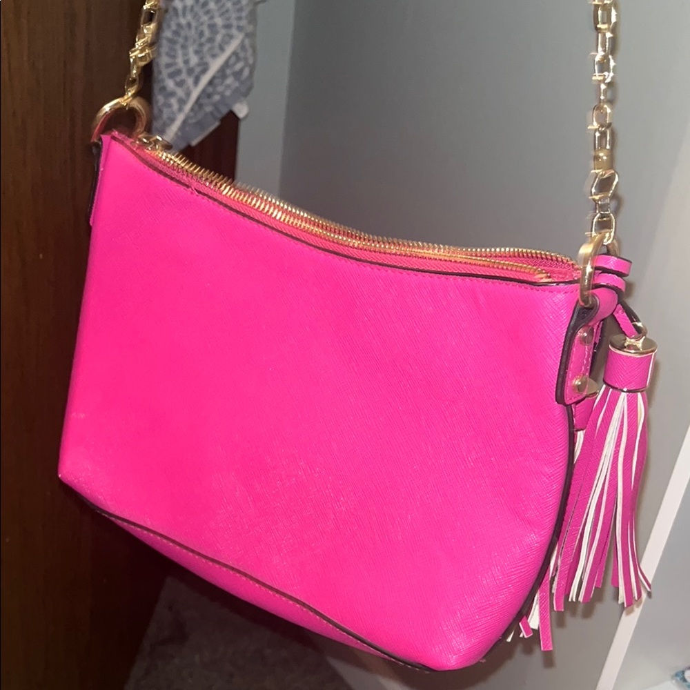Pink Tassel Women's Bag
